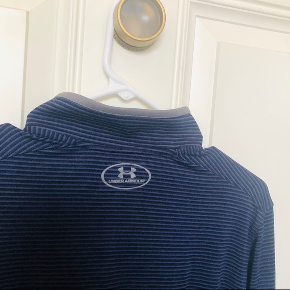 Under Armour Men’s Longsleeves Blue Stripes Medium - Picture 5 of 8